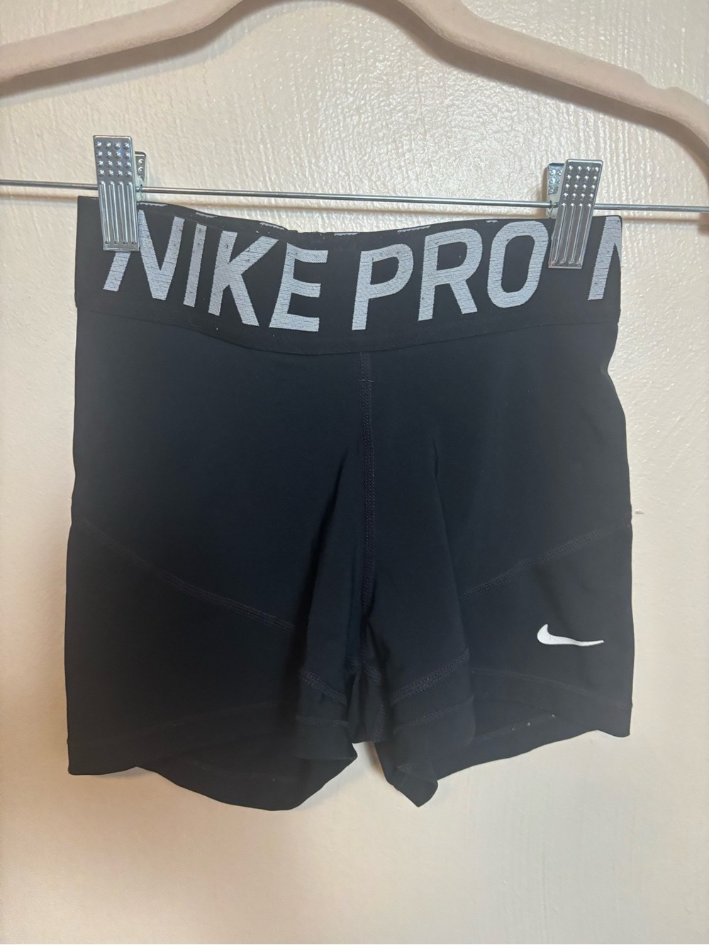 Nike Pro Womens 3" Dri-FIT Compression Training Shorts Workout Black Size XS